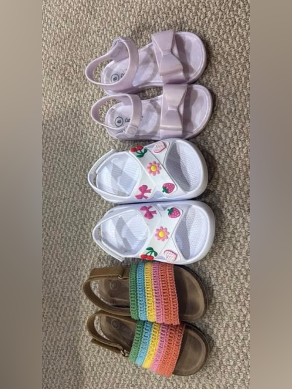 Toddler size 8 sandals